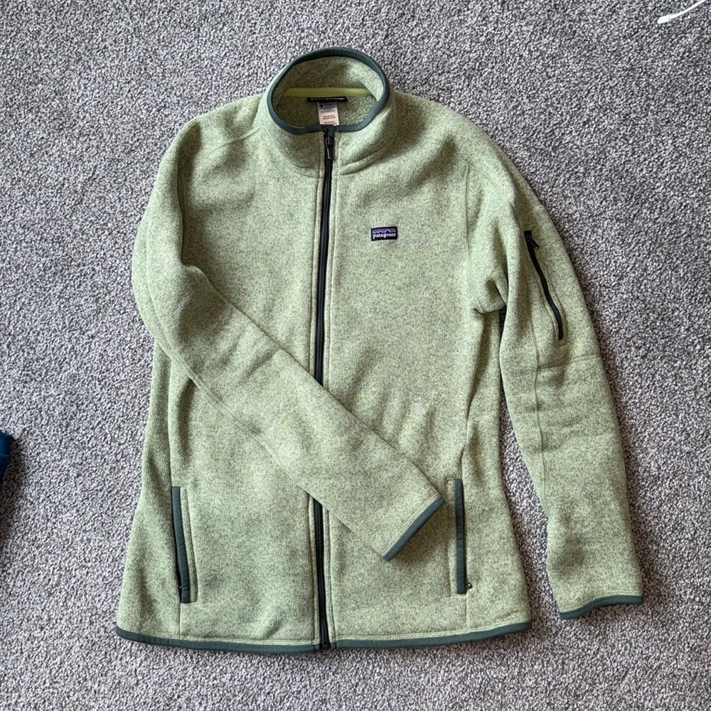 Patagonia Women’s Better Sweater Full Zip Jacket Green Size Large